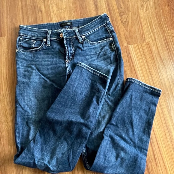 Silver Boyfriend Jeans - W26/L29 - Picture 3 of 6